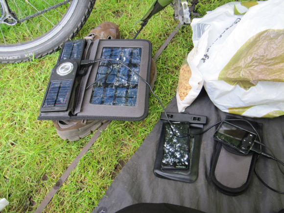 Je profite de quelques rayons pour recharger le Freeloader