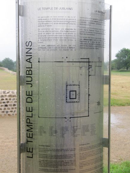 Le temple de Jublains