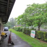 Camping de Brûlon sous la pluie